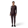 Women's Force Cross-Flex Yuvarlak Yaka Uzun Kolluklarlı Scrub Üst