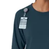 Women's Force Cross-Flex Yuvarlak Yaka Uzun Kolluklarlı Scrub Üst