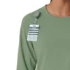 Women's Force Cross-Flex Yuvarlak Yaka Uzun Kolluklarlı Scrub Üst